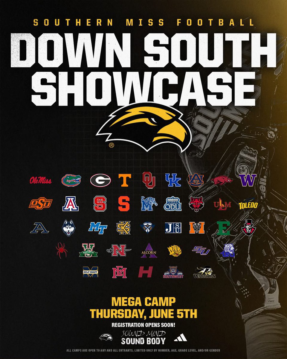 Dylan Brasher (@dylan_brasher28) on Twitter photo Fired up to be competing at the Down South Showcase tomorrow!
<a href="/CoachKap_/">Kap Dede, Ph.D.</a> <a href="/Josh_Bringuel/">Josh Bringuel</a> <a href="/_CoachSlater/">Malik Slater</a> <a href="/CoachBWill24/">Brandon Williams</a> <a href="/ScottieHazelton/">Scottie Hazelton</a> <a href="/CoachReffett/">Troy Reffett</a> <a href="/Coach_Chaffee/">Shawn Chaffee</a> <a href="/HankinsJordon/">Jordon Hankins</a> <a href="/FBCoach_P/">Jerry Partridge</a> <a href="/vkehres/">Vince Kehres</a> <a href="/CoachTibs/">Tim Tibesar</a> <a href="/CoachDiabate/">Siriki DiabatΓ©</a> <a href="/CoachAJReisig/">A.J. Reisig</a> Fired up to be competing at the Down South Showcase tomorrow!
<a href="/CoachKap_/">Kap Dede, Ph.D.</a> <a href="/Josh_Bringuel/">Josh Bringuel</a> <a href="/_CoachSlater/">Malik Slater</a> <a href="/CoachBWill24/">Brandon Williams</a> <a href="/ScottieHazelton/">Scottie Hazelton</a> <a href="/CoachReffett/">Troy Reffett</a> <a href="/Coach_Chaffee/">Shawn Chaffee</a> <a href="/HankinsJordon/">Jordon Hankins</a> <a href="/FBCoach_P/">Jerry Partridge</a> <a href="/vkehres/">Vince Kehres</a> <a href="/CoachTibs/">Tim Tibesar</a> <a href="/CoachDiabate/">Siriki DiabatΓ©</a> <a href="/CoachAJReisig/">A.J. Reisig</a>