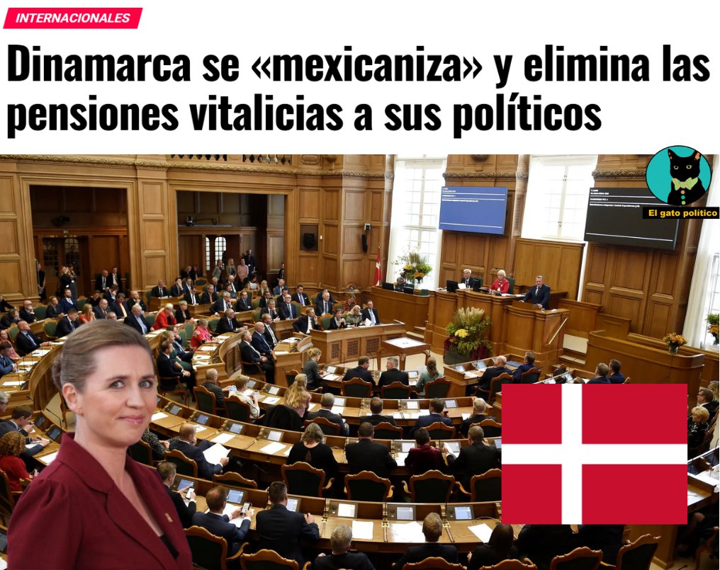 🔴🔴¡Kon Europa No, ANLO! 🤑🤑 
Dinamarca sigue el ejemplo de México y su parlamento aprueba quitarle la pensión vitalicia a sus políticos.  ¿Ño que ño?
➡️ ➡️ wp.me/pbiqPq-pG2