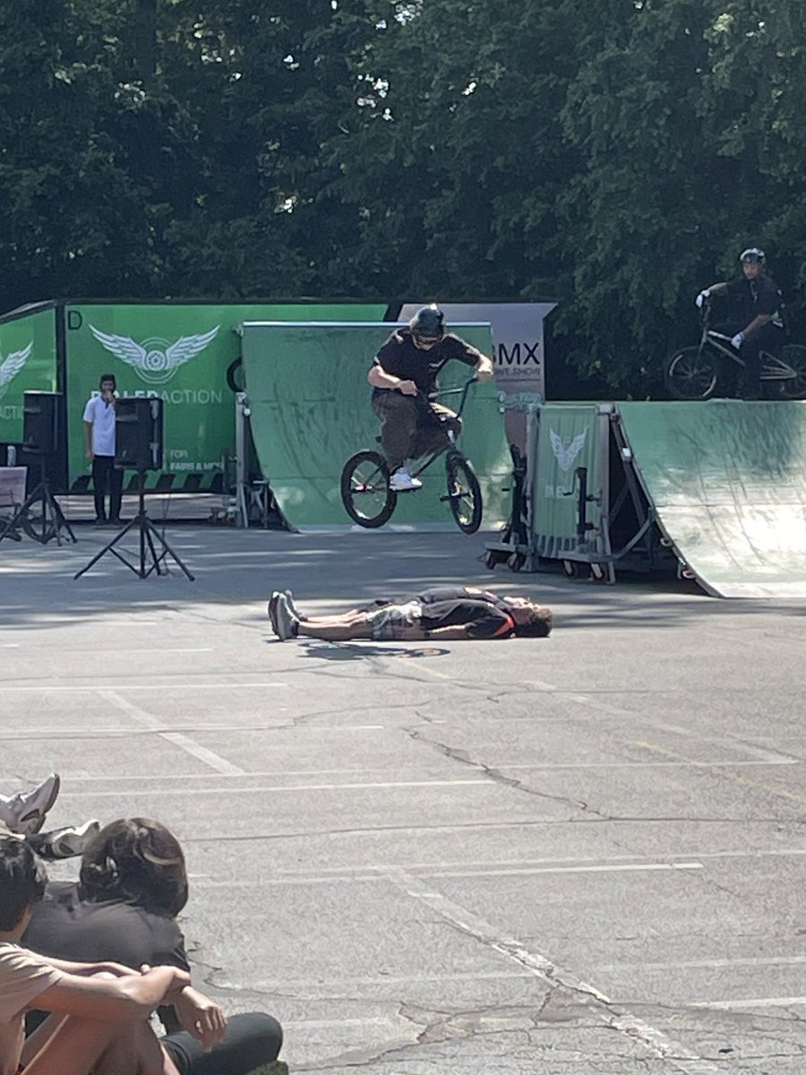 Our students got to experience an unforgettable BMX show! The riders performed spectacular stunts, including jumps &amp; backflips over teachers! The BMX team delivered a positive message to all students.

Students also soaked up the sun with bounce houses and connected with friends!
