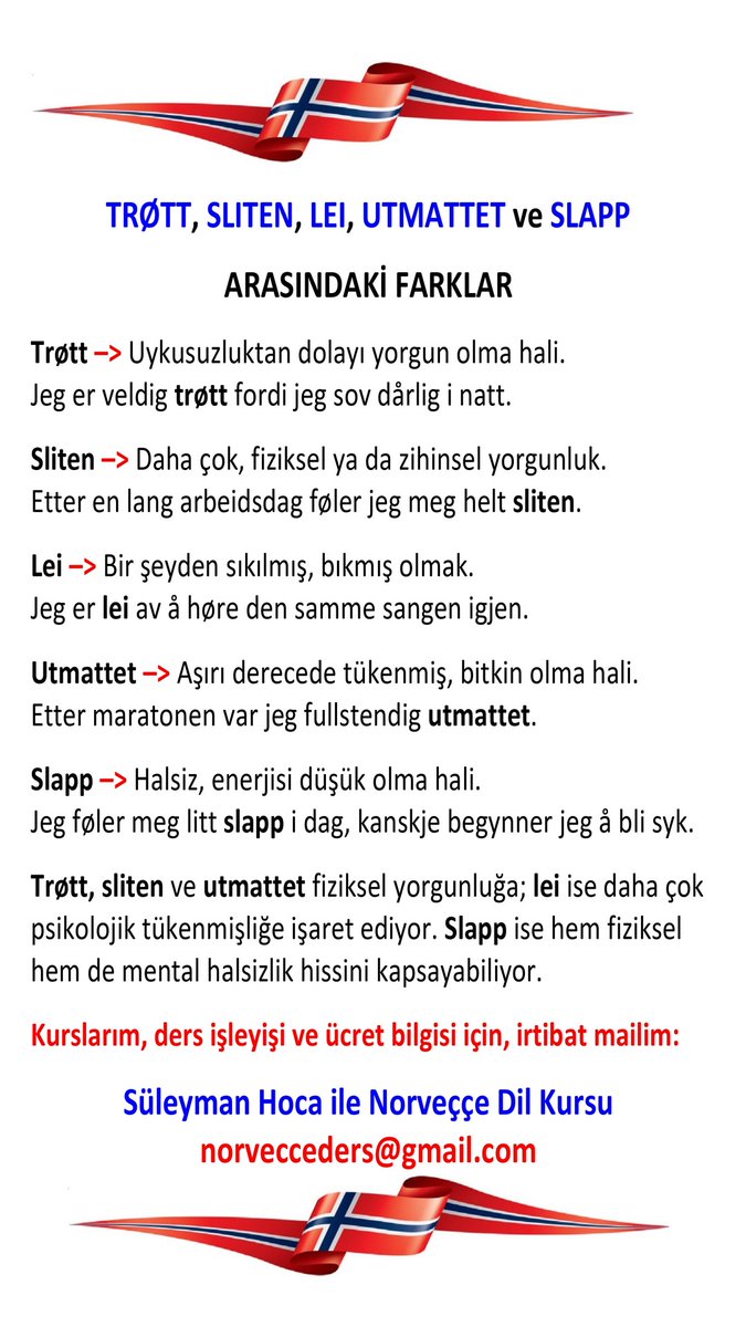 #süleymanhoca #norveccedilkursu #norveçceözelders #learnnorwegian #norvecce #norvecceöğreniyorum #norveç #ibsen #udi #learnnorwegianonline #speaknorwegian #learnnorwegian #norskprøve #nokut #hkdir #helsedirektoratet