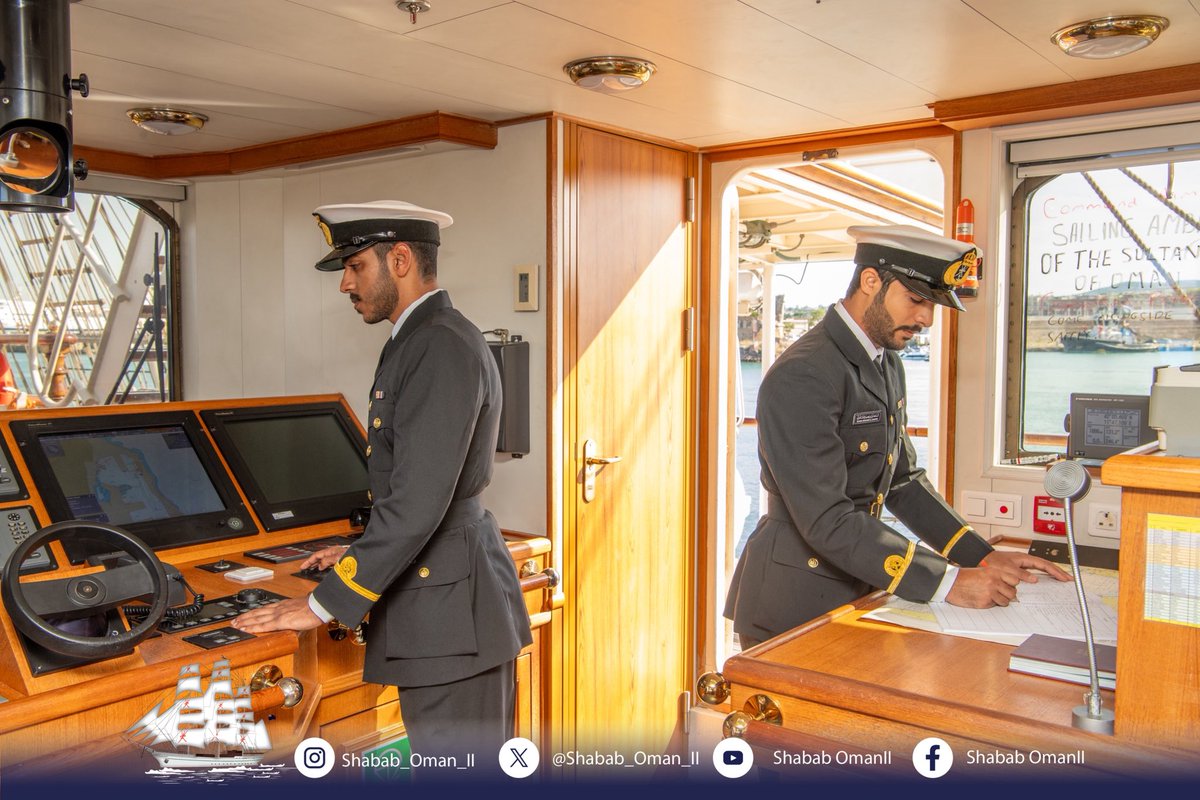 السفينة #شباب_عُمان_الثانية تصل إلى ميناء مدينة شيفتافيكيا في الجمهورية #الإيطالية ضمن مسار الذهاب للرحلة الدَّولية #أمجاد_البحار_٢٠٢٥