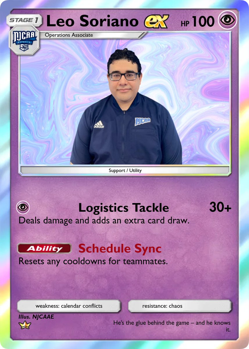 NJCAAe's tweet image. Gang's all here 👀🔥 Check out the NJCAAE Pokédex!
#NJCAAE #officialNJCAAE #esports #Pokemon #gaming