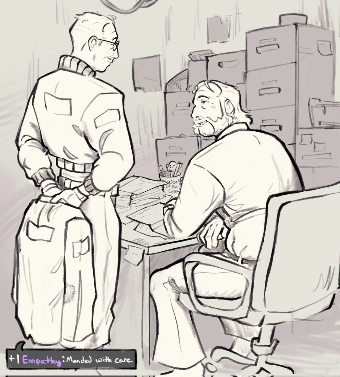 harvestkitty's tweet image. oh....? #discoelysium