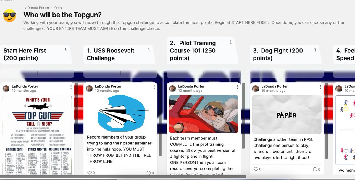 LaDonda Porter (@lporterpe) on Twitter photo Thanks <a href="/afrenchintech/">Allison French</a>! Ready to create an interactive <a href="/padlet/">Padlet</a> that I learned at #ifllex for my first day #physed team building activities with my <a href="/BeaumontMSColts/">Beaumont MS Colts</a> Ss. Utilizing <a href="/ShannonMaly/">Shannon</a> "Top Gun" activity for Ss to post their choice of challenges to earn points! <a href="/fcpsoit/">FCPS Inst Tech</a> Thanks <a href="/afrenchintech/">Allison French</a>! Ready to create an interactive <a href="/padlet/">Padlet</a> that I learned at #ifllex for my first day #physed team building activities with my <a href="/BeaumontMSColts/">Beaumont MS Colts</a> Ss. Utilizing <a href="/ShannonMaly/">Shannon</a> "Top Gun" activity for Ss to post their choice of challenges to earn points! <a href="/fcpsoit/">FCPS Inst Tech</a>