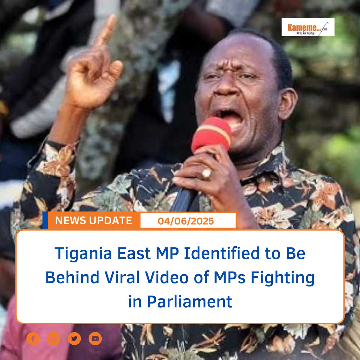 Mumbunge Mpuru Aburi kwirikana niwe woire video ya ambunge eeri atumia magitukurana mbaara nja wa cikaaro cia mbunge. Riu ambunge marenda mumbunge uyu atacukirio makinya. #KamemeNews