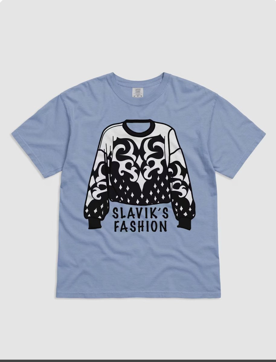 YurkoDyachyshyn's tweet photo. Hot super fashionable offer for summer!
T-shirts and Hoodie with famous image of «Slavik’s Fashion Sweater» depicted on a T-Shirts and more.
https://t.co/3NFIbeyc5s https://t.co/ROVy4Ttyhx