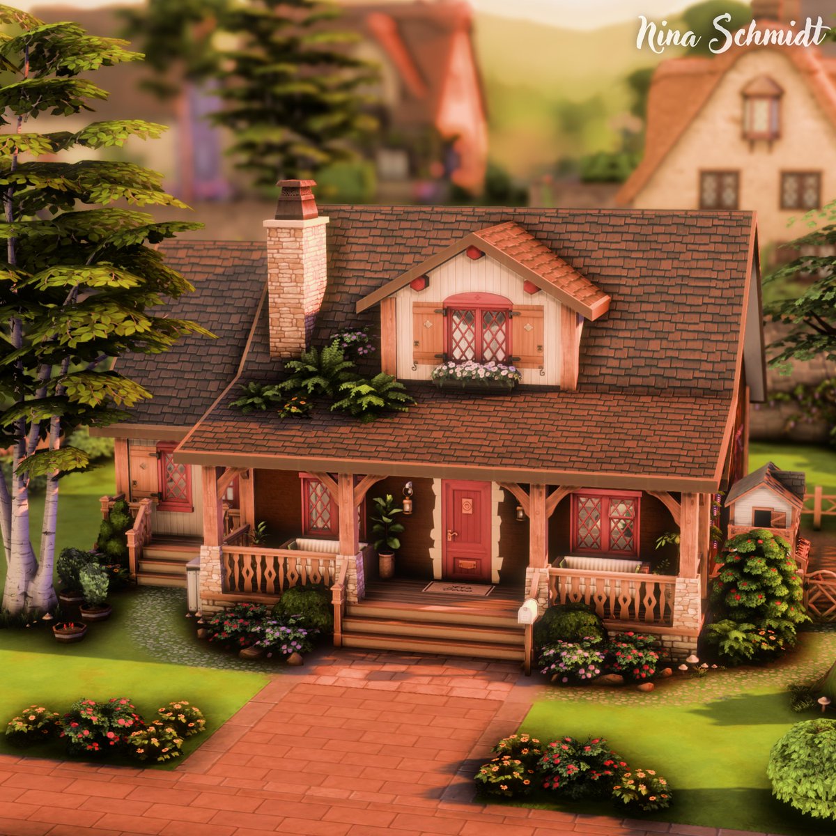 Cozy Family Cottage 🍄 youtu.be/NFbbHqjiQOU

#EAParter #EACreatorNetwork #TheSims #TheSims4 #ShowUsYourBuilds