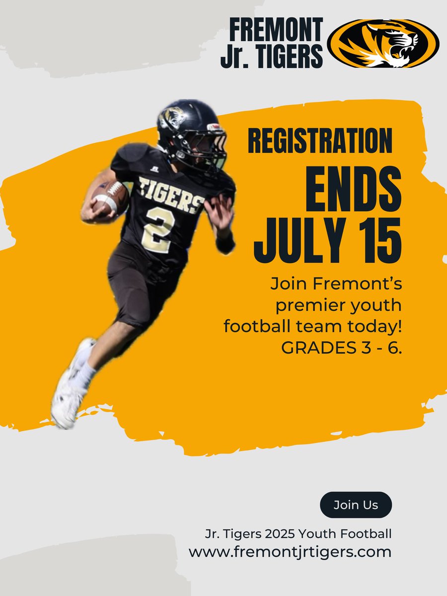 Fremont Jr. Tigers - Fremont, NE (@fremontjrtigers) on Twitter photo 
