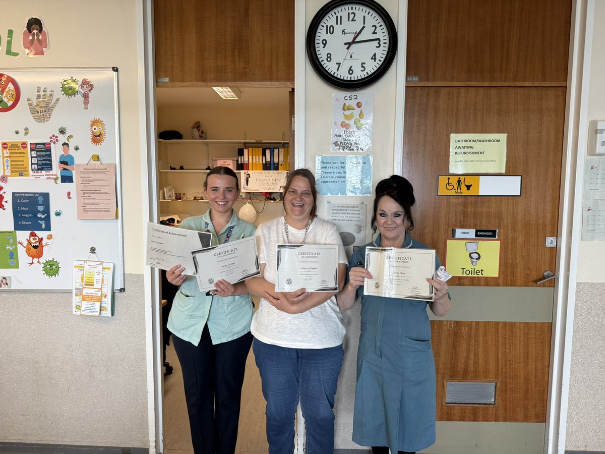 Paige Nutton (@nuttonpaige) on Twitter photo Congratulations to Lorna, Sharon and Holly for maintaining 100% on your ESR for three months! You are all amazing, hardworking ladies!!!
Also an extra shout out to Holly for being signed off her ECG skills!
<a href="/C52_QMC/">Ward C52 QMC</a> <a href="/NUHMedicine/">NUH Medicine</a> <a href="/VictoriaFensome/">Victoria Fensome</a> <a href="/SarahMack24/">Sarah Mack</a> Congratulations to Lorna, Sharon and Holly for maintaining 100% on your ESR for three months! You are all amazing, hardworking ladies!!!
Also an extra shout out to Holly for being signed off her ECG skills!
<a href="/C52_QMC/">Ward C52 QMC</a> <a href="/NUHMedicine/">NUH Medicine</a> <a href="/VictoriaFensome/">Victoria Fensome</a> <a href="/SarahMack24/">Sarah Mack</a>