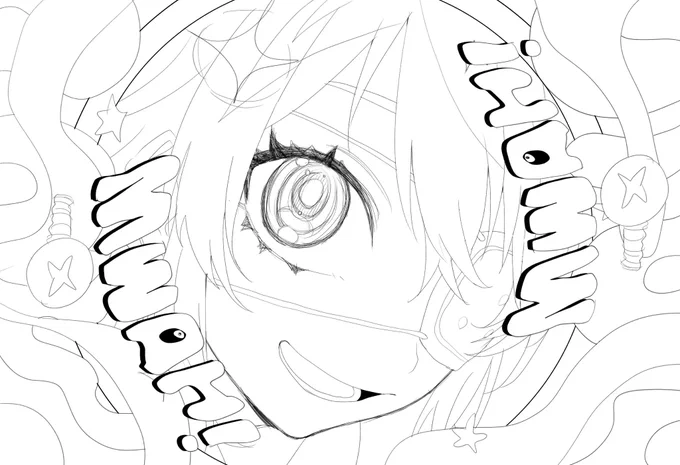原稿しようと思ったら描いててえ、、、 