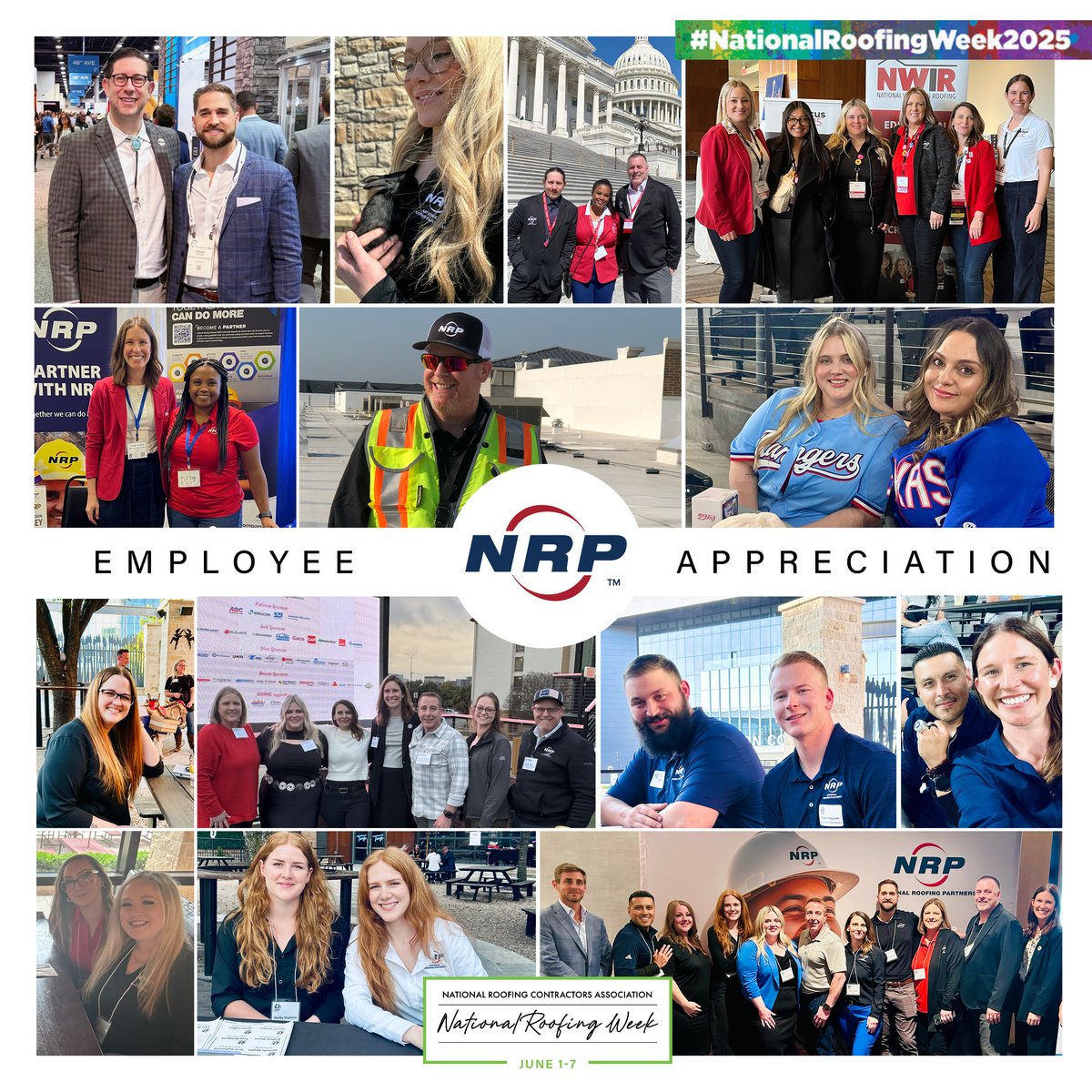 NatRoofPartners's tweet photo. #NationalRoofingWeek2025 Employee Appreciation!
Today, we’re celebrating what makes NRP truly exceptional—our people. 💙 Thank you for your dedication, hard work, and teamwork!

🍳🥐 Thank you to our leadership for starting our day with a delicious breakfast. #ThankYouTeam https://t.co/xPclvXpwbs