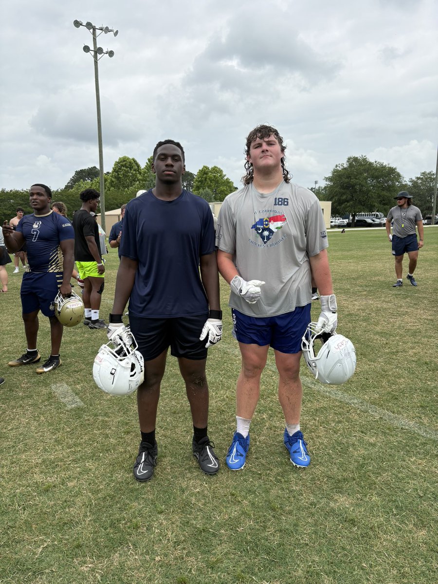 Had a great time getting better  at Charleston Southern camp today <a href="/CoachLMartin/">Landon Martin</a> <a href="/GabeGiardina/">Gabe Giardina</a> <a href="/SFBruinFootball/">South Florence Football</a>