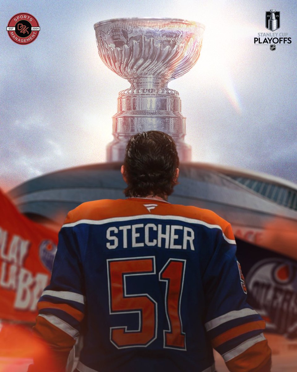The road to redemption begins tonight 🏆 Best of luck to O2K client <a href="/troystecher/">Troy Stecher</a> and the Edmonton Oilers in their Stanley Cup Final rematch against the Florida Panthers!

#letsgooilers #stanleycup