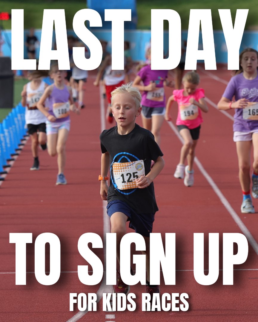 FestivalofMiles's tweet image. 🚨 DON’T MISS OUT 🚨 TODAY is the last day to sign up online for the Aetna Healthy Kids Mile & Middle School Mile. Alll runners in K-8th grade are welcome to join the fun. Limited on-site registration will be available tomorrow starting at 4:30p.
Sign up: runsignup.com/Race/MO/StLoui…