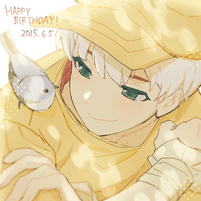 誕生日おめでとうございます! #西園寺羽京誕生祭2025 #DrSTONE羽京誕生祭