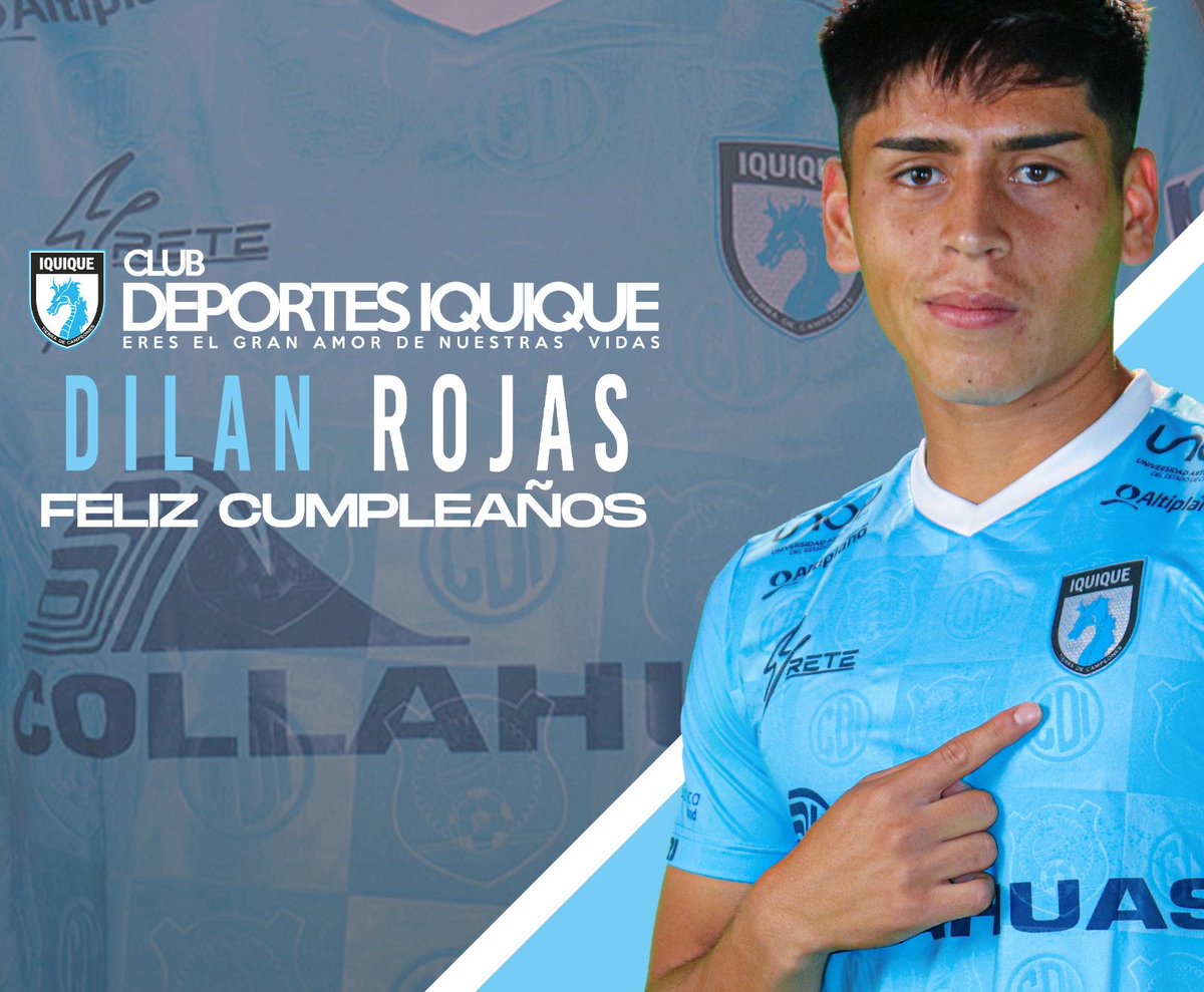 🐲🎂 ¡Feliz cumpleaños, Dilan Rojas!

Enviamos los mejores deseos para nuestro jugador de casa, en el día de su cumpleaños. A seguir sumando juntos. ¡Felicidades, Dilan! 

#VamosDragones🐲