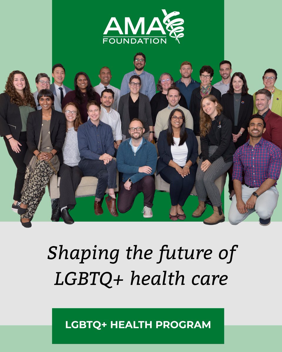 Happy Pride Month! Through our LGBTQ+ Health Program, we serve as a national convener—bringing together diverse stakeholders, academic institutions, and physician leaders to close the gap in health disparities for LGBTQ+ people.