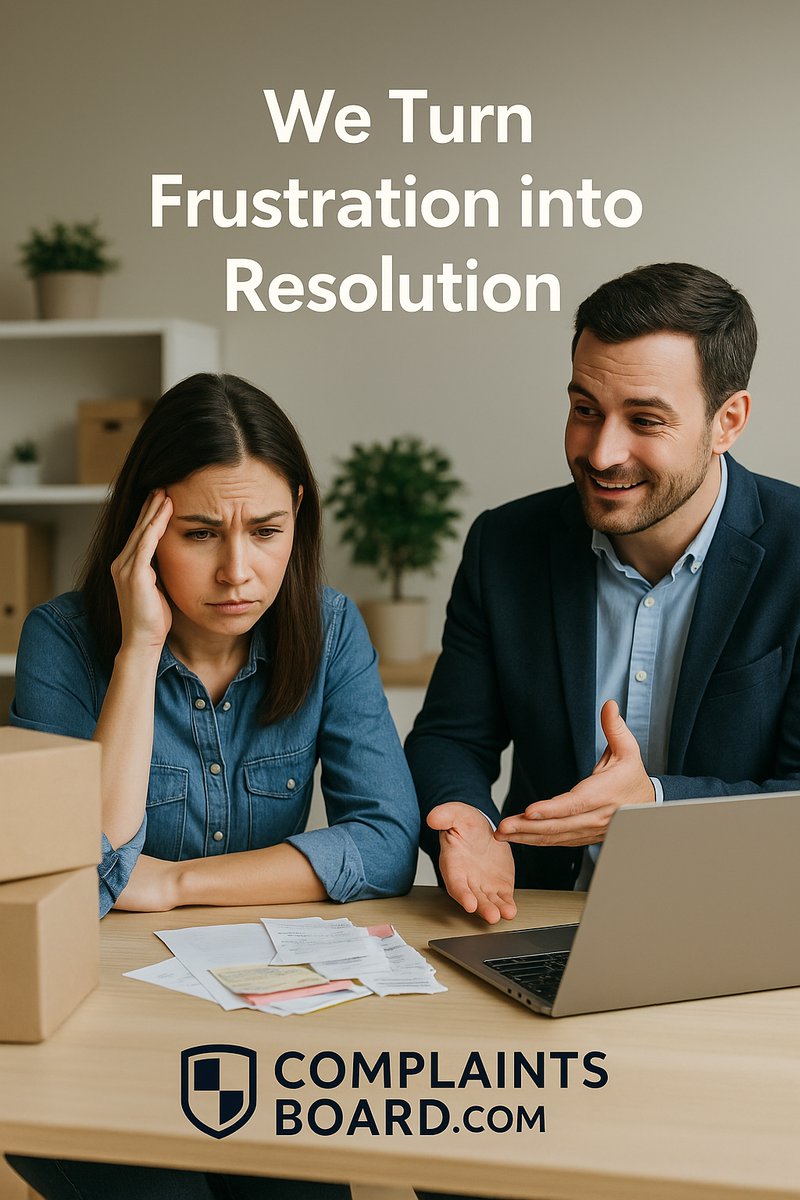 Merry689687510's tweet image. 🧠 Handled by Experts. Respected by All.
Complain with confidence at ComplaintsBoard.com
📢 Get Visibility
✅ Stay Heard

#TrustedSupport #CustomerHelp