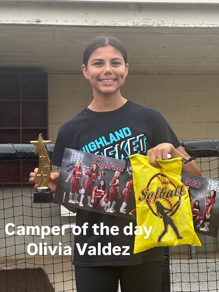 Saginaw Rough Rider Softball (@saginawsball) on Twitter photo Day 2 of camp is in the books. Had so much fun 🤦♀️ I forgot to take pictures. Camper of the day: Olivia Valdez <a href="/emsisdathletics/">EMS ISD Athletics</a> <a href="/RRSABC/">SHS Athletic Booster</a> <a href="/saginawhstx/">Saginaw High School</a> Day 2 of camp is in the books. Had so much fun 🤦♀️ I forgot to take pictures. Camper of the day: Olivia Valdez <a href="/emsisdathletics/">EMS ISD Athletics</a> <a href="/RRSABC/">SHS Athletic Booster</a> <a href="/saginawhstx/">Saginaw High School</a>