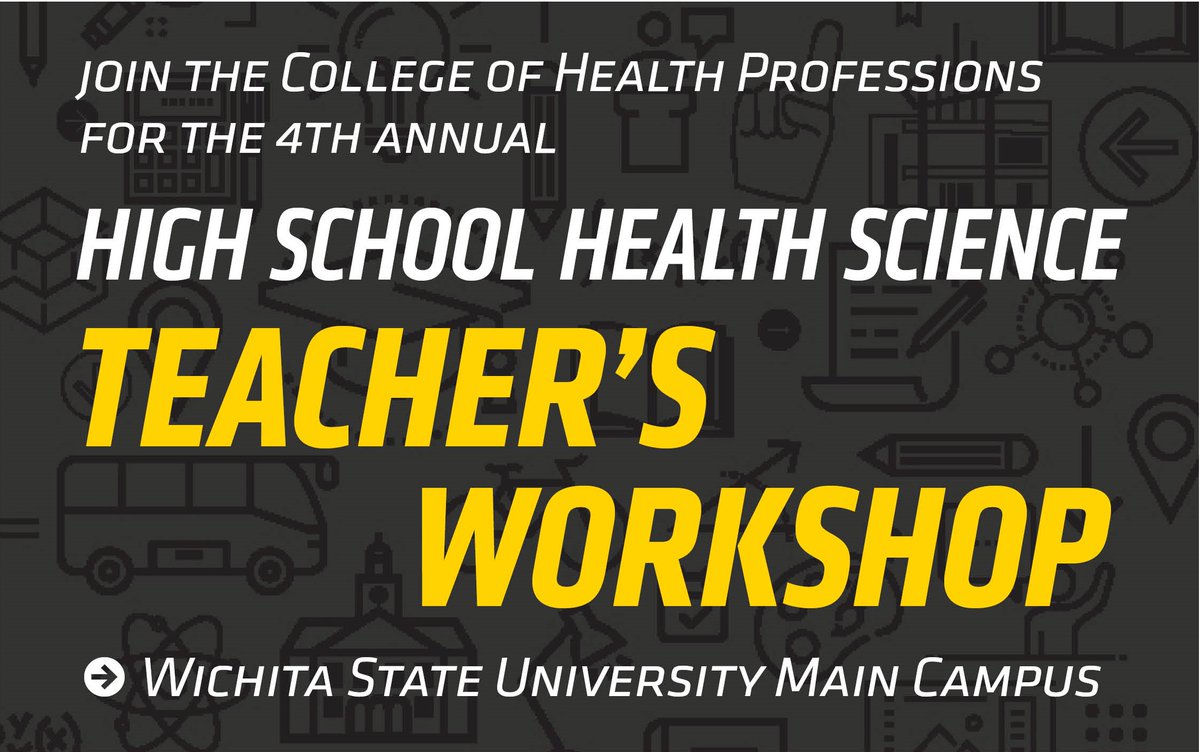 📢 High school health science teachers—don’t miss our Health Science Teacher’s Workshop on July 23 from 9 a.m. - 4 p.m.!
🔬 Explore cutting-edge labs
🧠 Learn from expert faculty
🤝 Connect with fellow educators
📚 Classroom-ready resources
➡️ Register: wichita.edu/HSworkshop