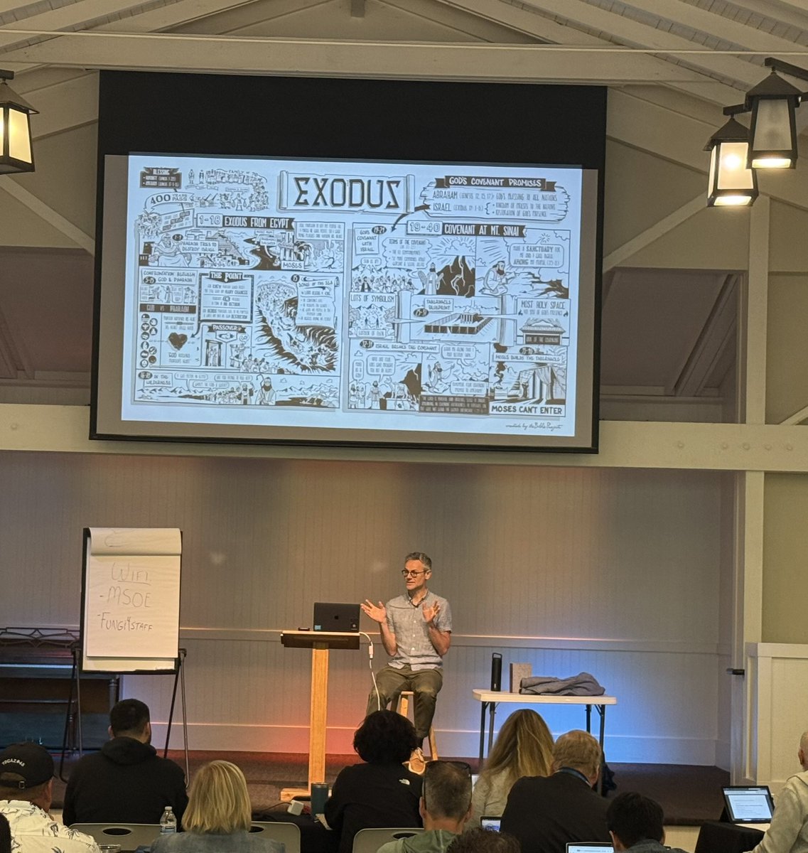 Tim Mackie of the Bible Project here for a seminar we set up for Bay Area Church leaders -<a href="/WesternSeminary/">Western Seminary</a>