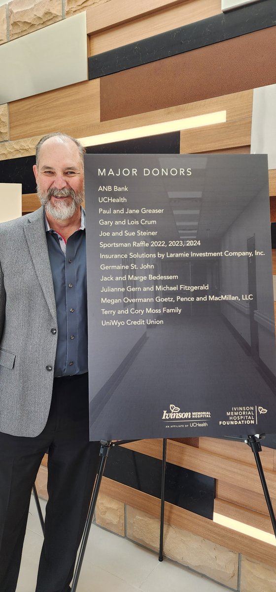 Is there a better way to spend your Wednesday? We don't think so! We loved getting to see all of the beautiful work done to the emergency room up here at Ivinson, and we appreciate everyone's hard work that went into making it happen 😊