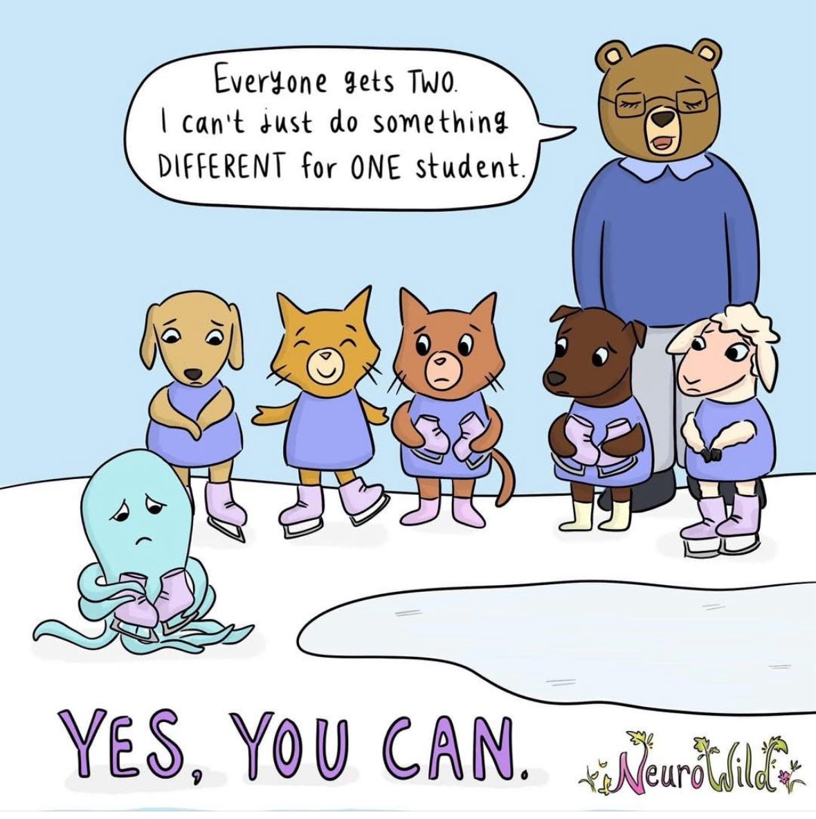 Individual Choice? Not one size fits all? Golly gee willikers!