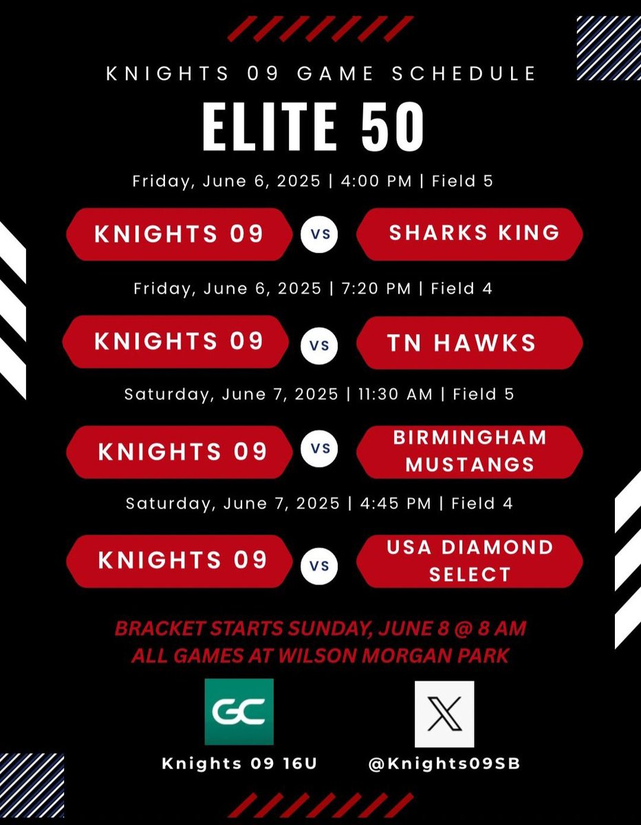 RileyCVaughan's tweet image. Excited for my first tournament this season! This is my schedule for the weekend.