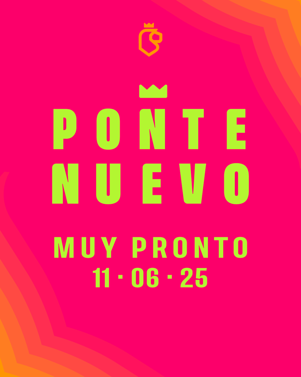 ¡Este 11 de junio Ponte Nuevo! 📆🦁

Acompáñanos a celebrar el arranque de un año hacia el Mundial con Grupo Frontera en Parque Fundidora, la casa del Fan Fest. 

¡Te esperamos! 🧡🫵