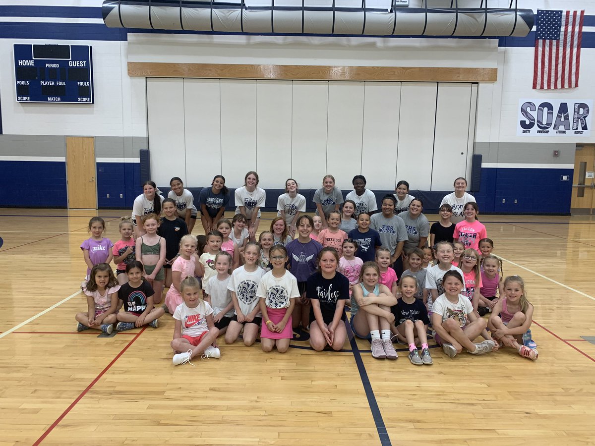 FairlessCheer's tweet image. GREAT first day at youth camp 💙