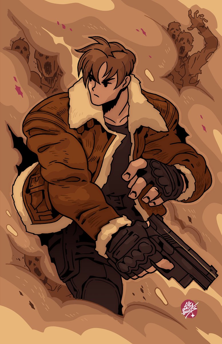 LEON #RESIDENTEVIL4 Art by Corey Lewis 🔥