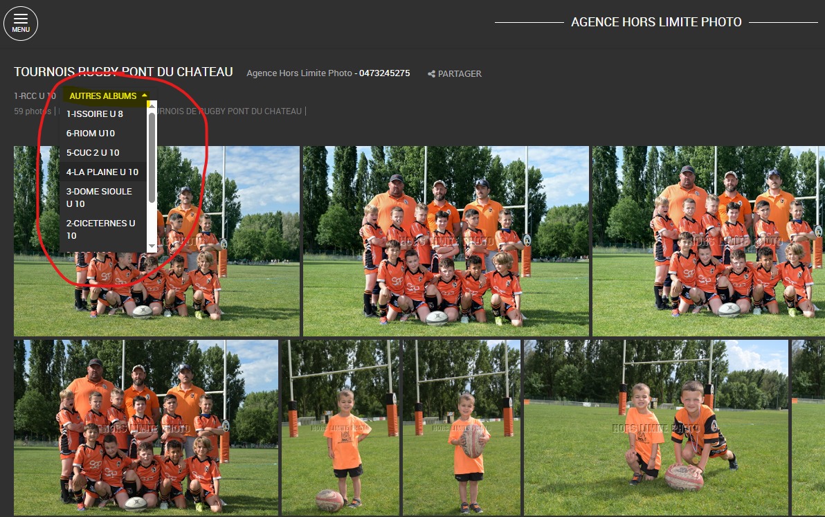 Vous pouvez commander vos Photos du tournoi Chassaing 2025 sur le site de notre Photographe :
jingoo.com/liste_photos.p…
La sélection des différentes équipes se fait par le menu Autres Albums ( voir ci dessous )
Les albums devraient être complété sous peu ...