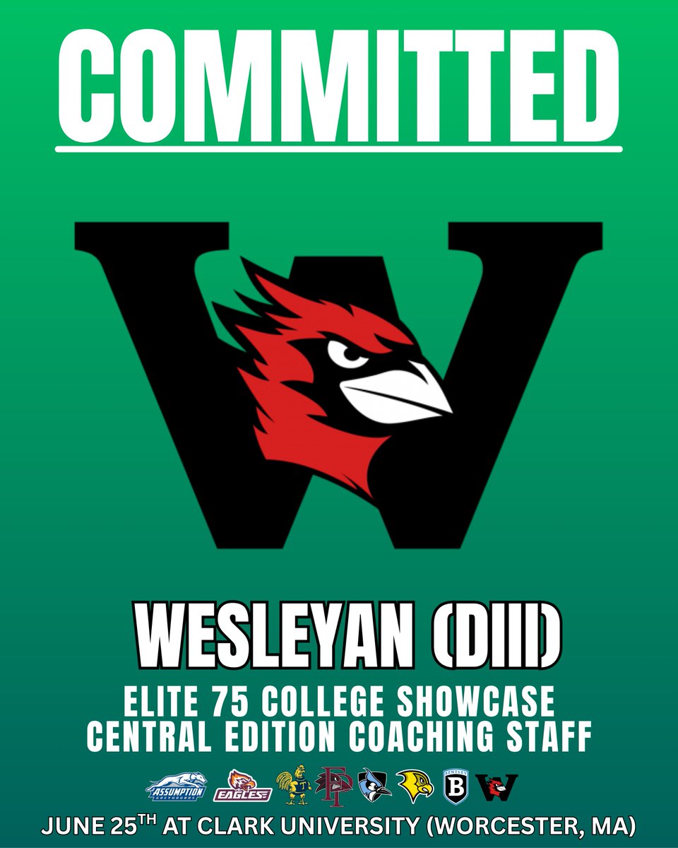 The Cardinals of Wesleyan University are locked in on the Central edition of the #E75 College Showcase coaching staff!

Wesleyan is coming off a phenomenal 30-2 season that resulted in a run to the Final Four of the National Tournament. 

Register: newenglandrecruitingreport.com/events/elite-7…