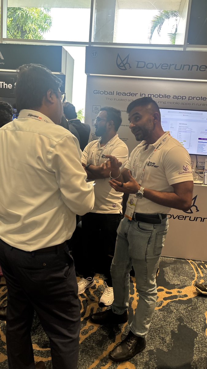 Day 1 at FinSec Conclave 2025 – What a Start!
#FinSecConclave2025 #Day1Highlights #DoveRunner #CyberSecurity #MobileAppSecurity #FintechSecurity #Booth17 #ZeroTrust #AppProtection #CISOConnect #InfosecIndia #TechEvents #Finesec2025