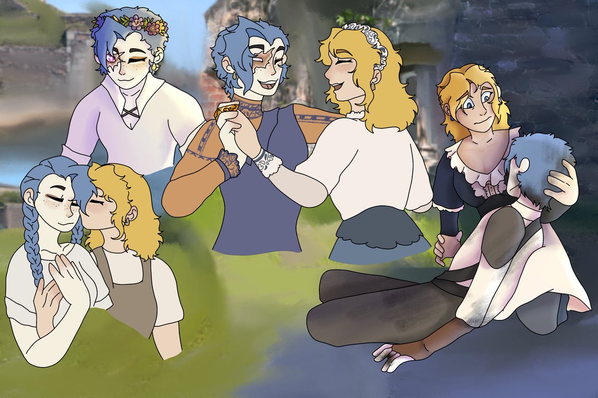 milonkainen's tweet image. More of my medieval au  #lightcannon