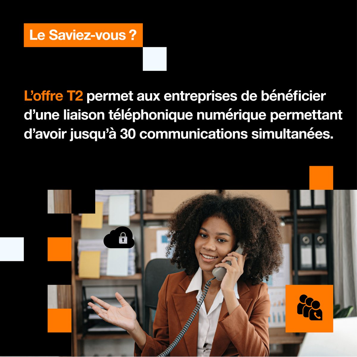 Orange_Mali's tweet image. Votre standard est souvent saturé ? 📞Avec l’offre T2, dites adieu aux appels manqués et boostez votre efficacité pro !
Plus de détails ici : t.ly/yCo_D
#OrangeBusiness #SolutionPro #T2 #OrangeMali