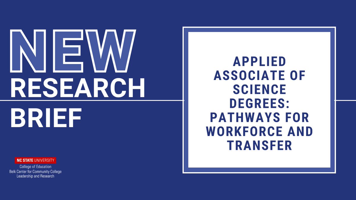 As North Carolina’s workforce evolves, so do student pathways. Our latest brief, Applied Associate of Science Degrees: Pathways for Workforce and Transfer, explores the growing trend of AAS business, IT and criminal justice degree holders transferring to four-year institutions