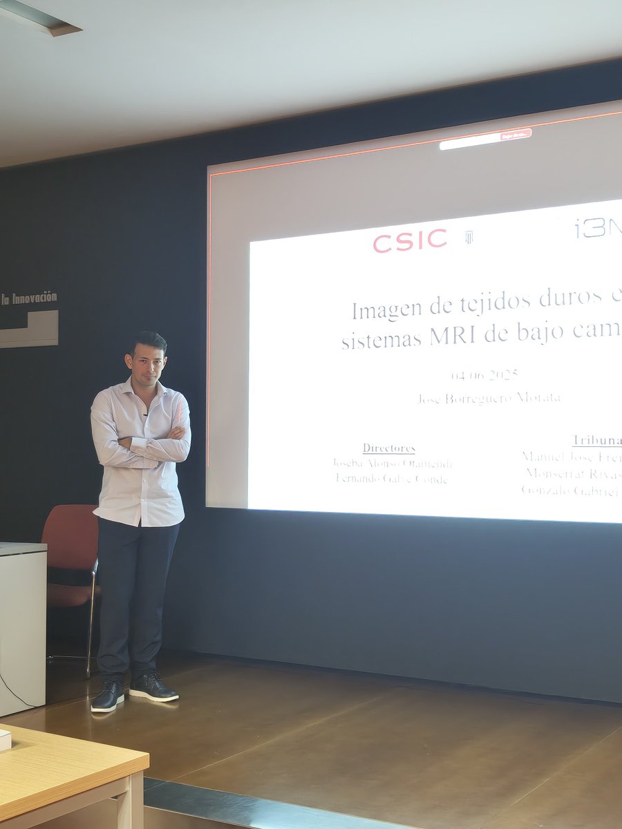 🎉Enhorabuena al recién nombrado Dr. José Borreguero Morata por su defensa en la tesis y enhorabuena a sus directores de tesis, los Dres. Joseba Alonso y Fernando Galve 🎉