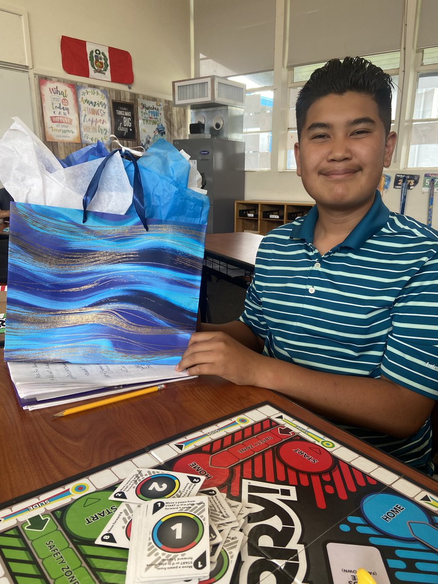 Congratulations to our IB Middle student Mark Covarrubias for being recognized as having the Top Attendance for IBCS! Thank you to <a href="/Supt_SBUSD/">Jose A. Espinoza</a> for the recognition! <a href="/SBUSD_NEWS/">SBUSD NEWS</a> 🐬🩵🤍🩵