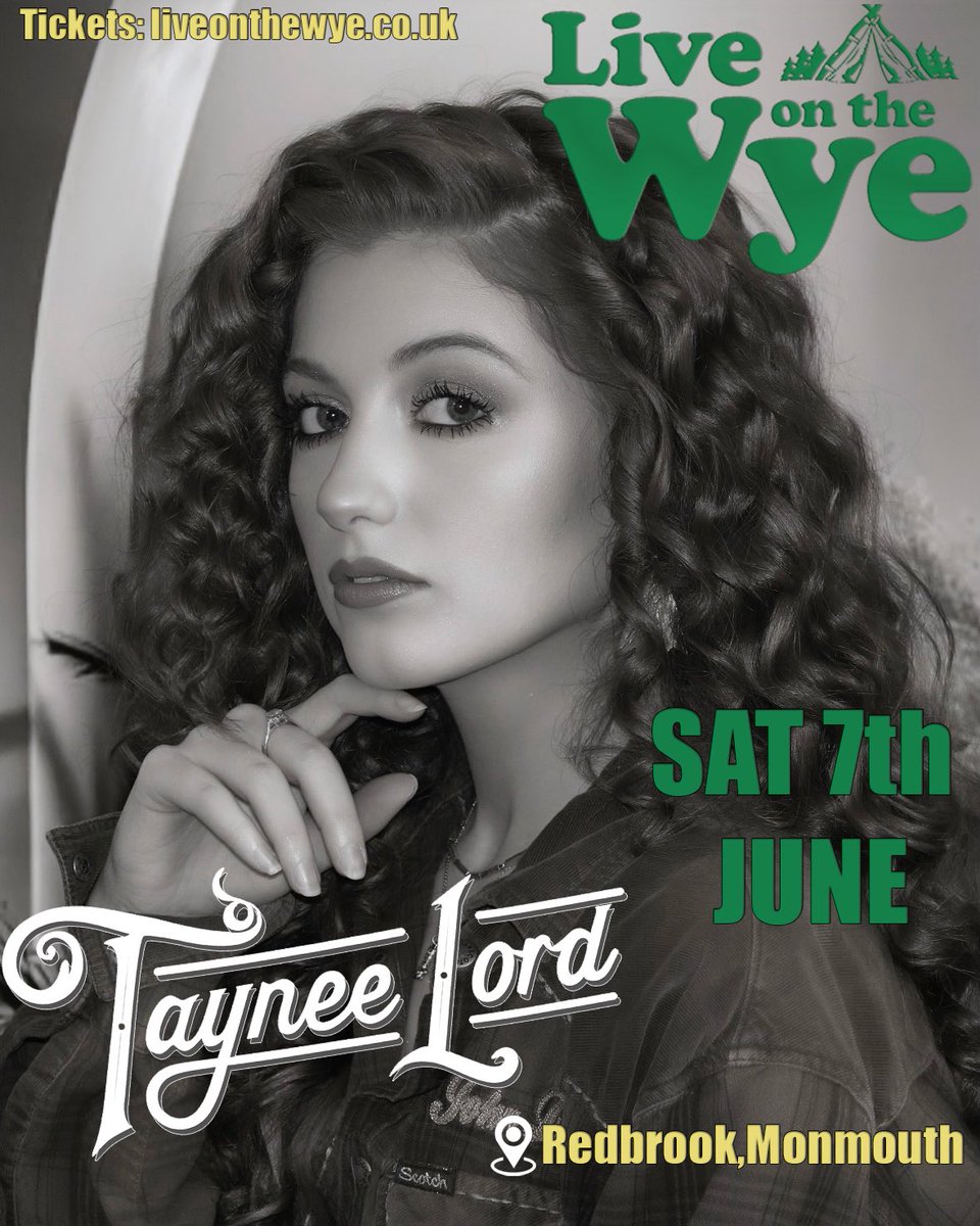 tayneelcrookes's tweet image. We will be hitting the Main Stage this Saturday for @LiveOnTheWye Festival in Monmouth! Can’t Wait! 🤩
Be sure to grab your tickets: liveonthewye.co.uk
Stage time: 7pm