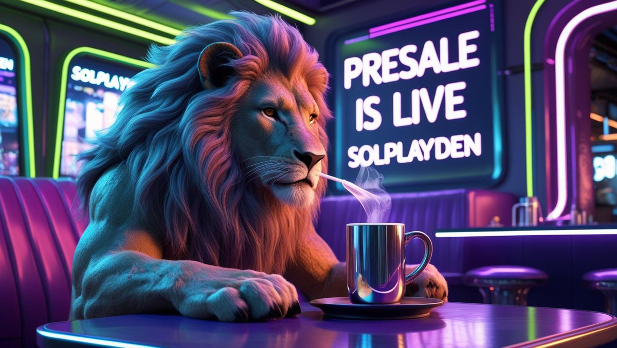 SolPlayDen (@solplayden) on Twitter photo Lions 🦁
Time is running out ⏱️
🦁 Soon you will all see the power of the Den, I’m working on a few things 😏. <a href="/ProBit_Exchange/">ProBit Global</a> is in the Den 🤝
Get your SPDEN tokens now! Presale on Pinksale 🔥 link in comments ⬇️
Don’t forget TG quiz tonight #sol to be won 😎
#Crypto Lions 🦁
Time is running out ⏱️
🦁 Soon you will all see the power of the Den, I’m working on a few things 😏. <a href="/ProBit_Exchange/">ProBit Global</a> is in the Den 🤝
Get your SPDEN tokens now! Presale on Pinksale 🔥 link in comments ⬇️
Don’t forget TG quiz tonight #sol to be won 😎
#Crypto