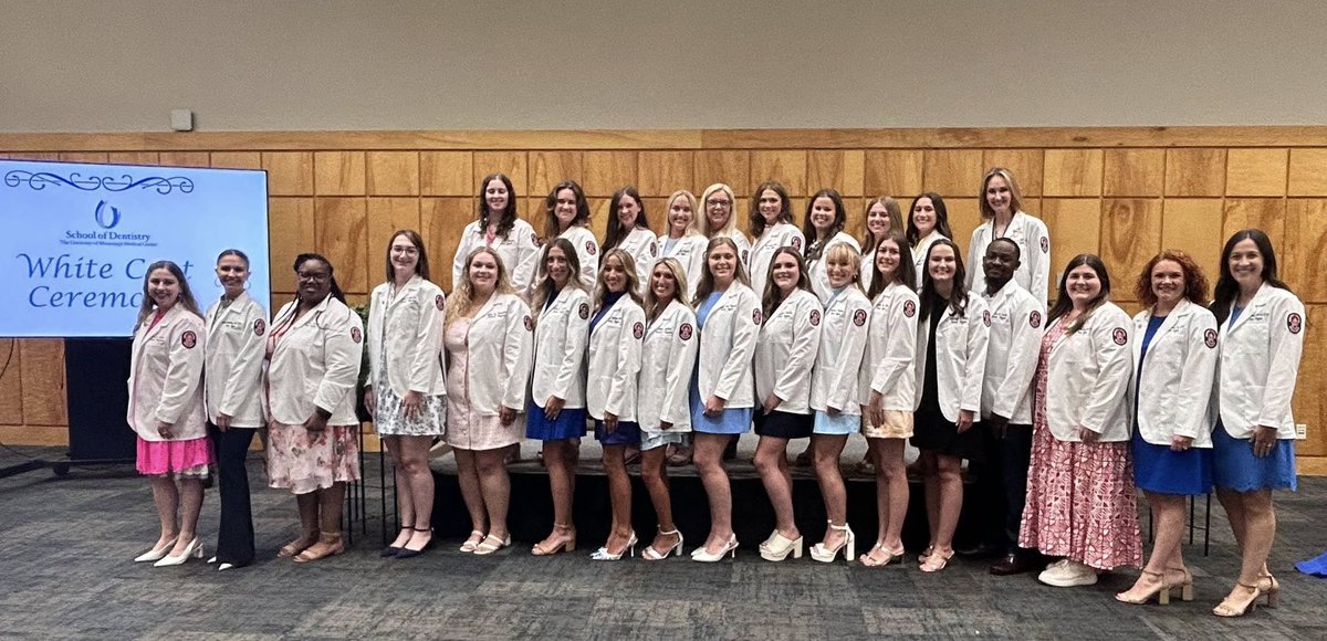 On May 30th, the dental hygiene class of 2026 celebrated their White Coat Ceremony. The ceremony was supported by the  American College of Dentists and the The Arnold P. Gold Foundation. Congratulations on beginning your clinical journey! #SODNews