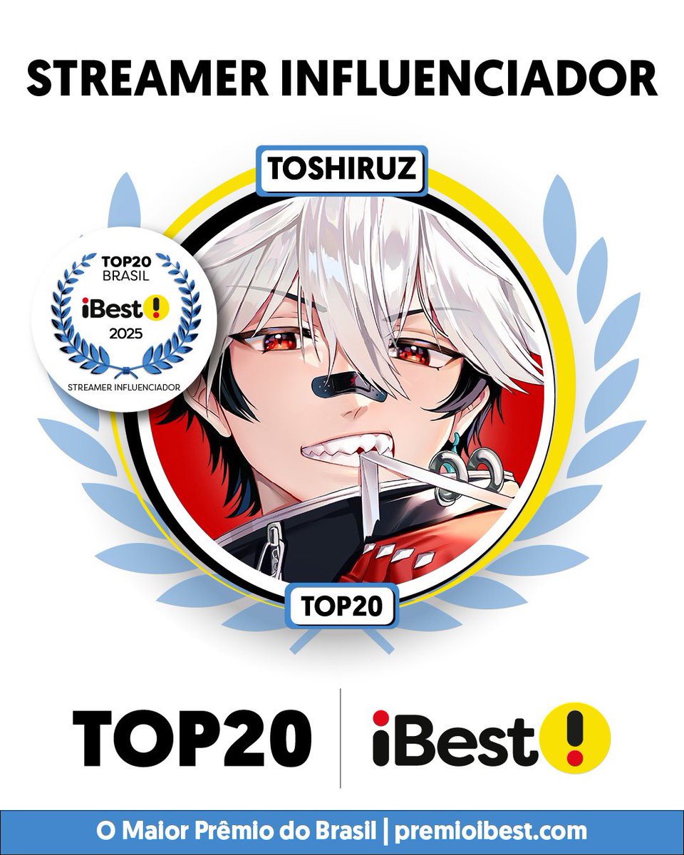 Parabéns aos novos iBest Top20 Brasil! 🥳🏆

#iBest2025 #premioibest #ibest #omaiorpremiodobrasil