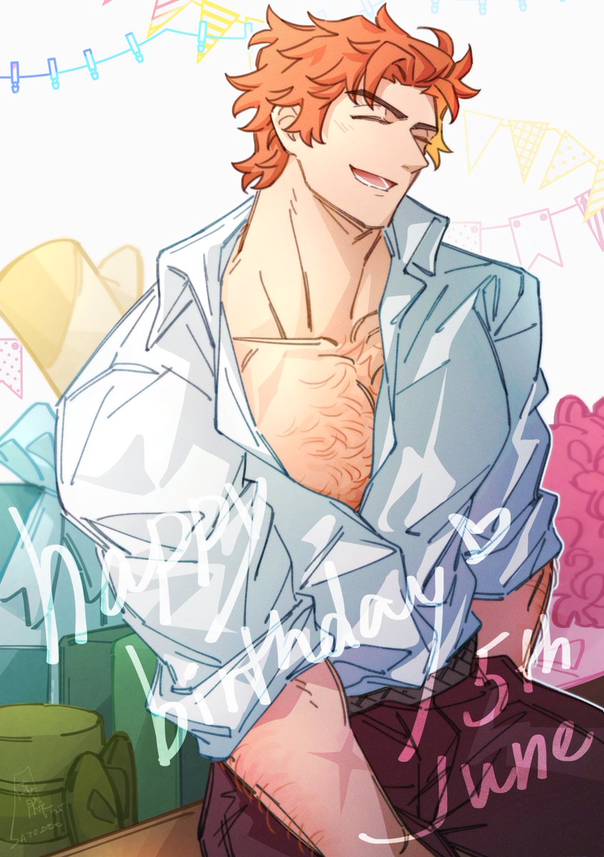 HAPPY BIRTHDAY SYLVAIN!! 🎉🎉🟧💖

#シルヴァンジョゼゴーティエ生誕祭2025 #SylvainJoseGautierBday2025