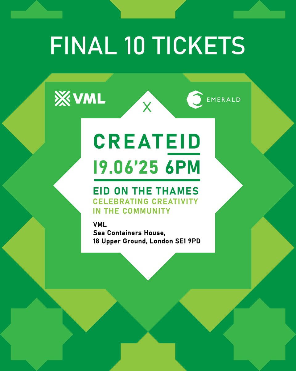 Be quick to click! lnk.bio/emeraldnetwork - FINAL 10 PLACES - thank you to all who've booked ...