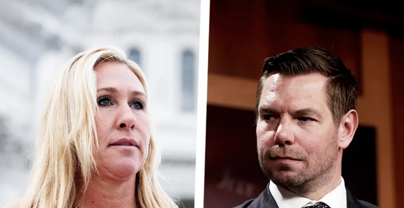 Marjorie Taylor Greene was roasted for admitting she didn’t even read the full budget bill, saying she would’ve voted no if she knew what was in it.

Dem Rep. Eric Swalwell responded: “You have one job. To. Read. The. Fu**ing. Bill.”

More here: dworkinsubstack.com/p/wednesdays-g…