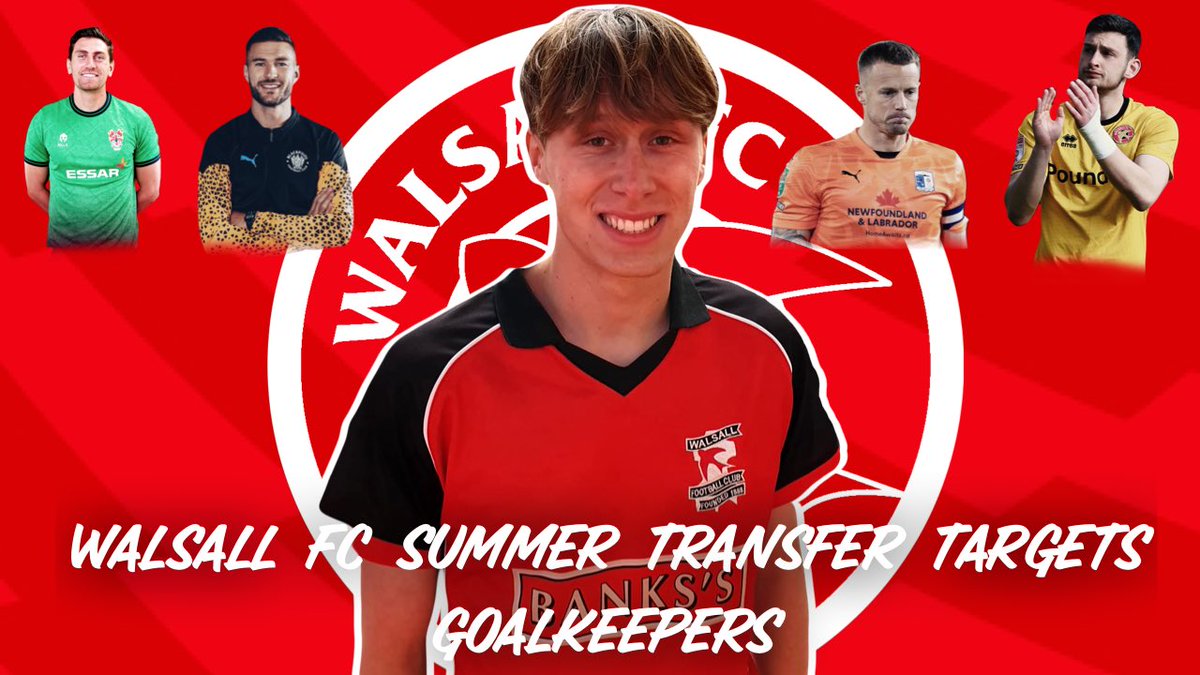 In today’s video I give 5 potential goalkeepers Walsall could sign this summer transfer window ✍️

Watch the video here 👉 youtu.be/5B2D0ILhm9M?si…

#walsall #walsallfc #saddlers #UTS