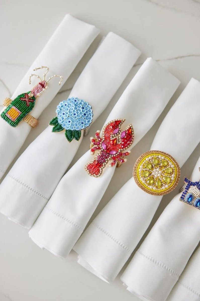 Fun napkin rings 🦞