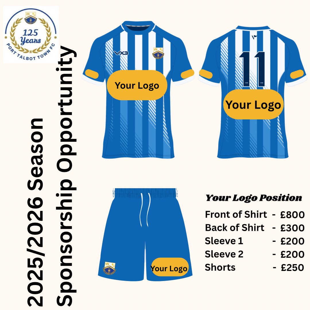 With the club approaching our 125th anniversary we are asking for help to make sure it’s our best year yet.  We are looking for kit sponsors for our 1sts, 2nds and youth team along with our mini’s teams.  

If you are able to help, please get in touch 💙

#SteelMen