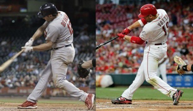 notgaetti's tweet photo. They’re the same player, except:

• One was a one-and-done (1.7%) 
• One will be a one-and-in (75%+)

Berkman (1879 games)
• .293/.406/.537 (.943 OPS)
• 422 2B, 366 HR, 1234 RBI
• 1146 R, 86 SB, 144 OPS+
• 6x ASG, WS Champ

Votto (2056 games)
• .294/.409/.511 (.920 OPS)
• 459 2B, 356 HR, 1144 RBI
• 1171 R, 80 SB, 144 OPS+
• 6x ASG, MVP